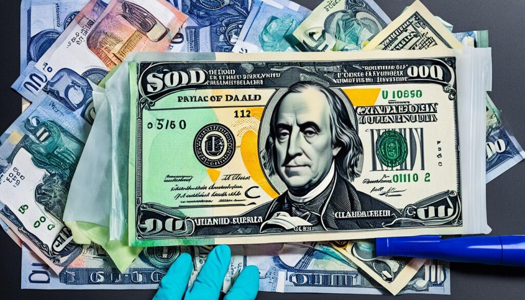 Cleaning Defaced Currency