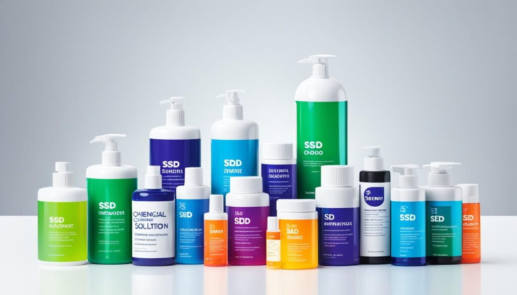 SSD Chemical Solution Product Range