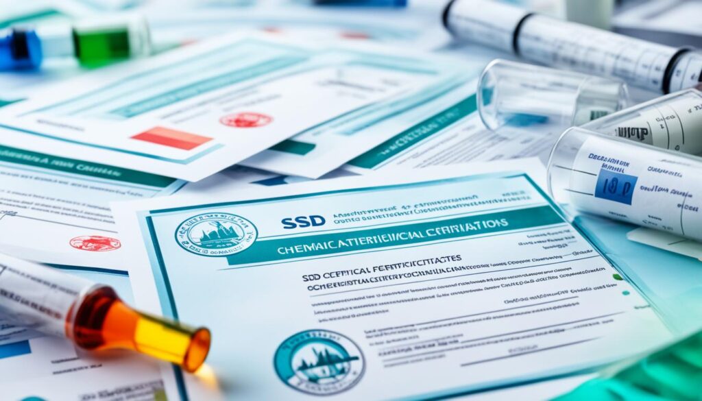 SSD chemical solution certifications