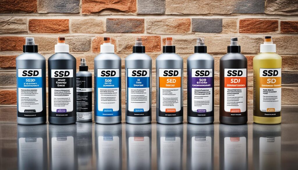 ssd chemical solution product portfolio