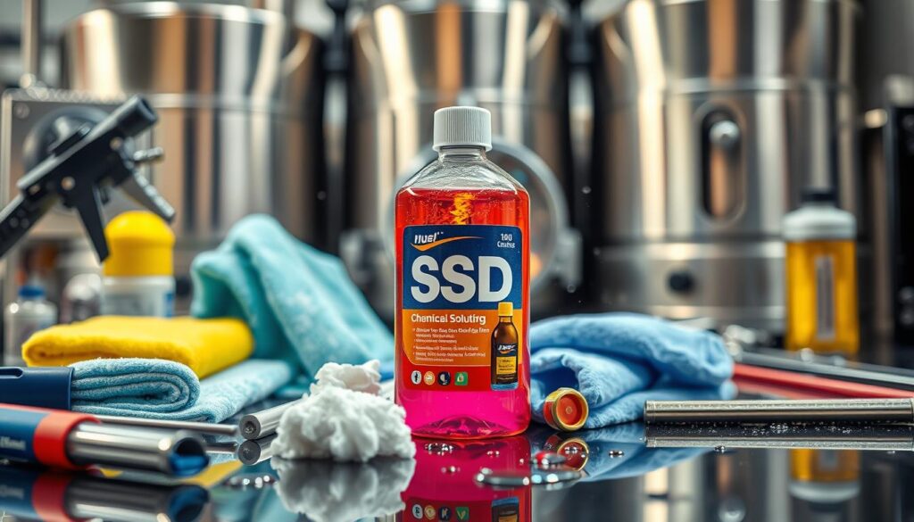 SSD Chemical Solution cleaning process