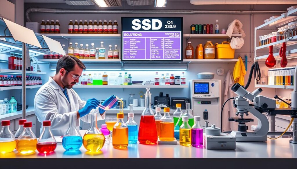 SSD chemical solution applications