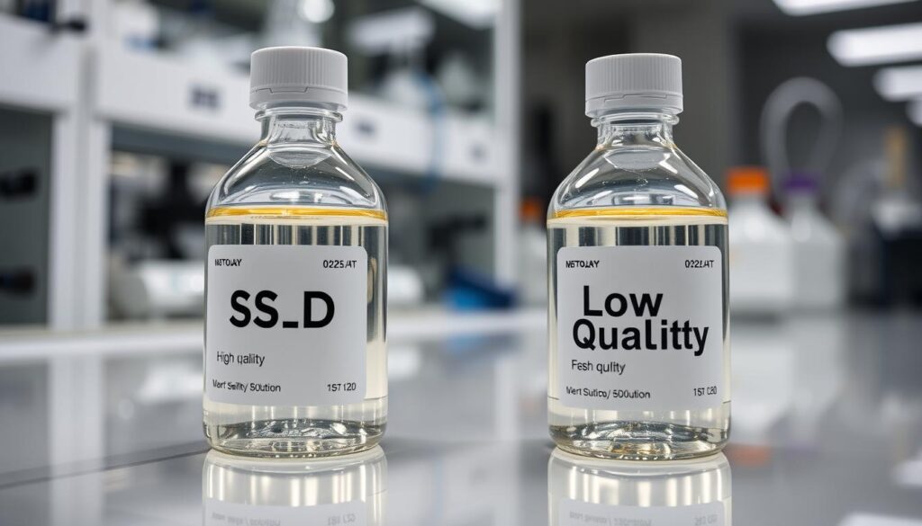 SSD chemical solution quality