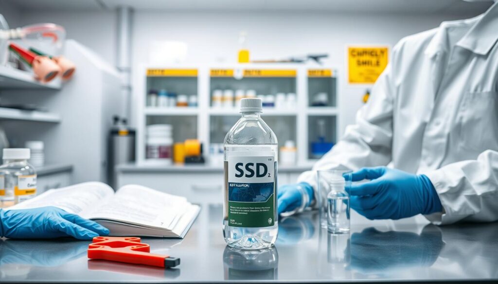 SSD chemical solution safety