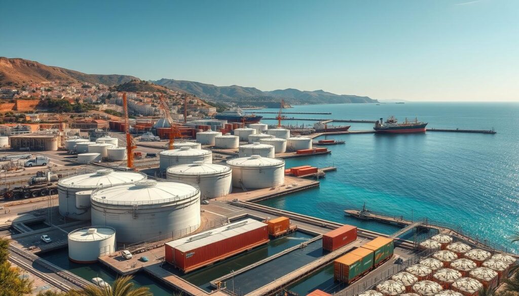 petrochemical supplies in mediterranean region